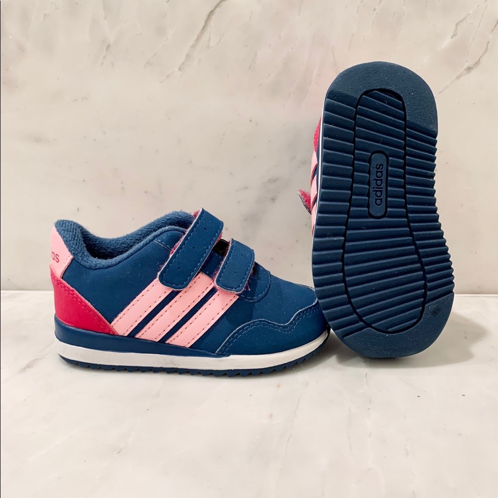 Girls Adidas Blue and Pink Size US 5
